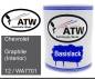 Preview: Chevrolet, Graphite (Interior), 12 / WA7701: 1L Lackdose, von ATW Autoteile West.